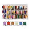 72 Cards 72 Colors 6-Ply Polyester Embroidery Floss OCOR-K006-C06-1