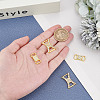 4 Pair 2 Styles Iron Shoelace Buckle Clips IFIN-AR0001-37-4