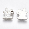 Alloy Enamel Bunny Cabochons PALLOY-T054-04-2