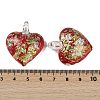 Lampwork Pendants FOIL-K003-02-4