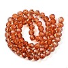 Baking Paint Transparent Glass Beads Strands DGLA-A035-T10mm-A04-3