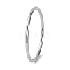 Plain 304 Stainless Steel Bangles for Women BJEW-B104-32A-P-1