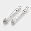Tibetan Style Alloy Pendants for Teachers' Day TIBEP-T052-25AS-RS-2