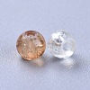 Baking Paint Crackle Glass Beads DGLA-X0006-4mm-12-3