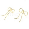 Brass Stud Earrings for Women EJEW-F334-03G-04-1