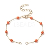 Brass Chain Bracelet Making AJEW-JB01150-06-1
