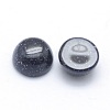 Synthetic Blue Goldstone Cabochons X-G-P393-R22-6mm-2