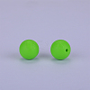 Round Silicone Focal Beads SI-JX0046A-119-2