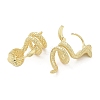 Rack Plating Brass Hoop Earrings EJEW-F324-05G-2