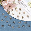 Beebeecraft 400Pcs Brass Bead Tips KK-BBC0004-50-4