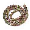 Natural Unakite Beads Strands G-S362-029-2