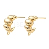 Brass Stud Earring Findings X-KK-C099-15G-1
