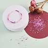 Purple Series 600G 24 Colors Glass Seed Beads SEED-JP0008-06-3mm-4