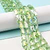 AB Color Plated Transparent Glass Beads Strands EGLA-P051-06A-A12-2