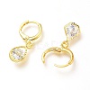 Brass Asymmetrical Earrings EJEW-Z003-02G-3