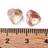 Electroplate K9 Glass Rhinestone Cabochons RGLA-M016-H02-AM-4