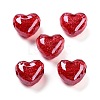 UV Plating Acrylic European Large Hole Beads OACR-S142-01A-1