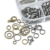 40Pcs 2 Color Zinc Alloy Lobster Claw Clasps DIY-YW0006-32-2