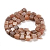 Natural Peach Moonstone Beads Strands G-G053-B02-01-3