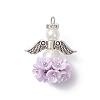 5Pcs Acrylic Pendants PALLOY-JF04601-3