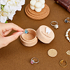 Round Printed Wood Baby Tooth Keepsake Cases with Lids CON-WH0113-12C-3
