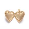 Ion Plating(IP) 316 Stainless Steel Locket Pendants STAS-N0016-04G-3