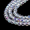 Electroplate Glass Beads Strands LS-GLAA-H021-01B-AB01-4