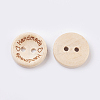 Wooden Buttons BUTT-K007-11A-3