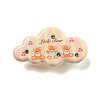 Cute Cloud Resin Alligator Hair Clips AJEW-U004-04E-1