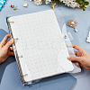 6 Pages Felt Brooches Collection Binder Book AJEW-WH0709-134B-3