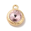 Glass Pendants PALLOY-O106-21G-03-1