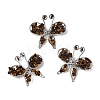 Butterfly Natural Tiger Eye Brooch G-A278-02P-02-1