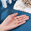 10Pcs Brass Micro Pave Clear Cubic Zirconia Leverback Earring Findings KK-TADJ0001-20A-6