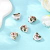 Handmade Cloisonne Beads X-CLB052Y-1-5