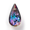 Embossed Glass Rhinestone Pendants GLAA-J101-06A-001VO-3