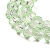 Transparent Baking Paint Glass Beads Strands DGLA-A034-T6mm-D10-3