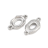 304 Stainless Steel Connector Cabochon Settings STAS-L303-29P-2