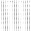 30Pcs Iron Ball Chain Necklace Making MAK-SP0001-08P-1