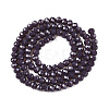 Opaque Solid Color Imitation Jade Glass Beads Strands LS-EGLA-A044-P4mm-D11-3