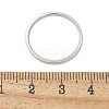 304 Stainless Steel Plain Band Rings STAS-I160-F03-P-5