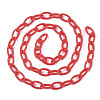 Opaque Acrylic Cable Chains SACR-N010-001E-2