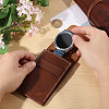 PU Leather Single Watch Storage Envelope Boxes CON-WH0089-229-3
