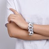 Imitation Gemstone Style Acrylic Bracelets BJEW-JB04583-03-6