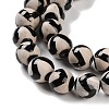 Natural Tibetan Wave Pattern dZi Agate Beads Strands G-B084-A02-01-4