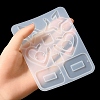 Mixed Shape Pendant & Links Silicone Molds DIY-YW0006-71-5