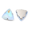 Mocha Fluorescent(MI) Triangle Sew on Rhinestone GGLA-Q086-01A-P02-2