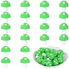 20Pcs Mushroom Silicone Focal Beads JX901F-1