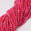 Natural Agate Bead Strands G-G882-6mm-C01-6-1
