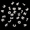 6Pcs 925 Sterling Silver Hollow Initial Beads STER-TA0001-53H-4
