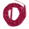 Lab Grown Red Corundum Beads Strands G-G106-A45-06-2